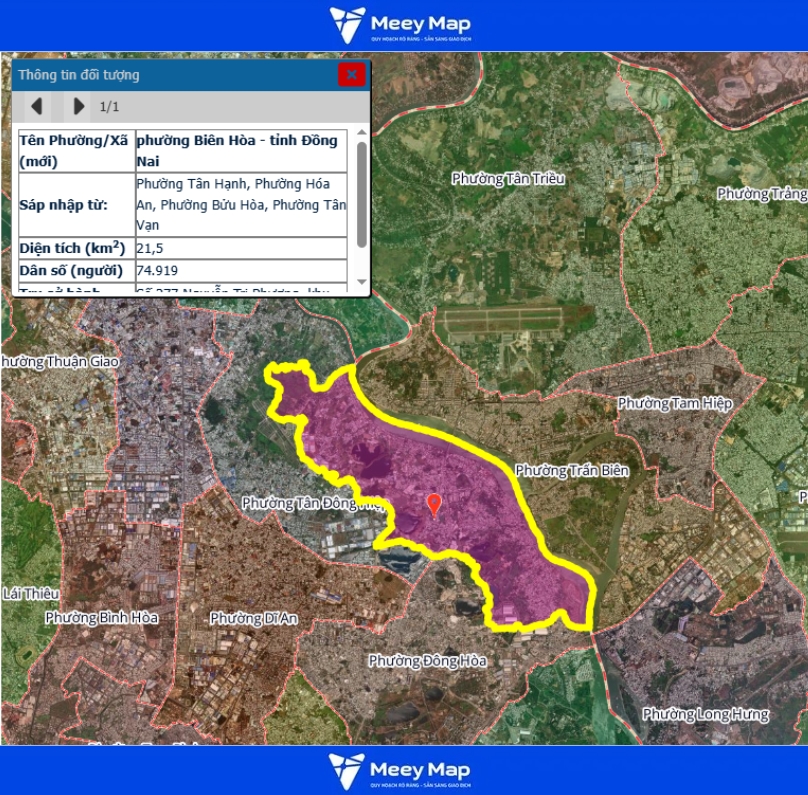 Bản đồ quy hoạch Tỉnh Đồng Nai| Bản đồ Đồng Nai Sau Sáp Nhập 142 Bản đồ Phường Biên Hòa, Đồng Nai