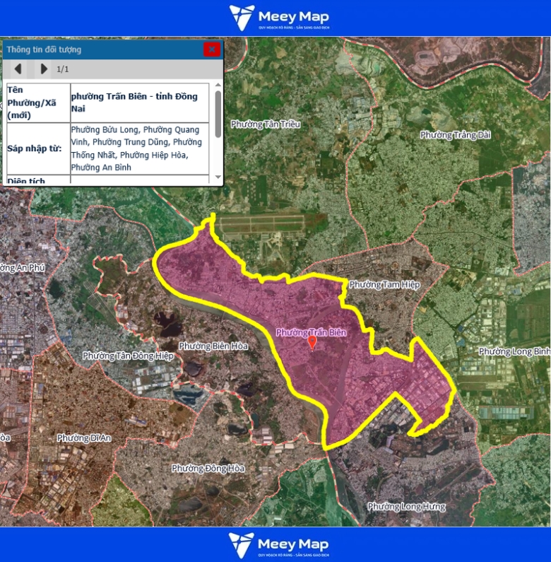 Bản đồ quy hoạch Tỉnh Đồng Nai| Bản đồ Đồng Nai Sau Sáp Nhập 143 Bản đồ Phường Trấn Biên, Đồng Nai
