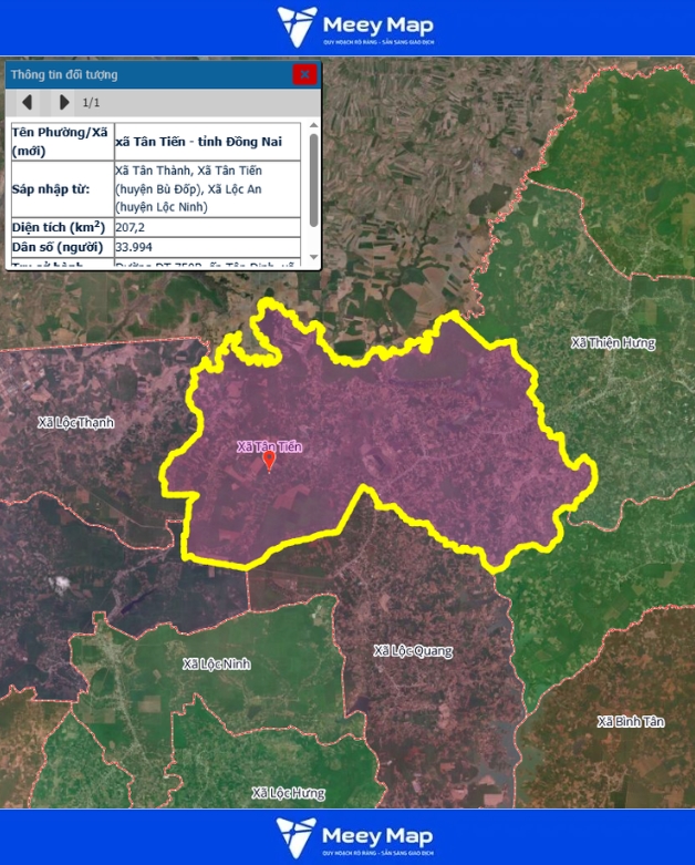 Bản đồ quy hoạch Tỉnh Đồng Nai| Bản đồ Đồng Nai Sau Sáp Nhập 227 Bản đồ Xã Tân Tiến, Đồng Nai