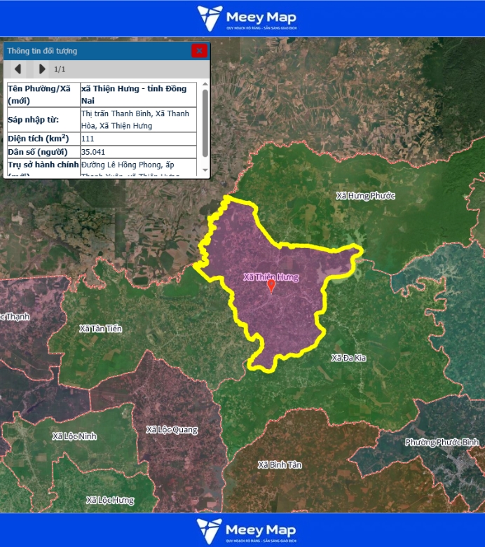 Bản đồ quy hoạch Tỉnh Đồng Nai| Bản đồ Đồng Nai Sau Sáp Nhập 228 Bản đồ Xã Thiện Hưng, Đồng Nai