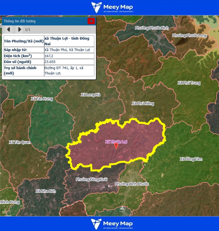 Bản đồ quy hoạch Tỉnh Đồng Nai| Bản đồ Đồng Nai Sau Sáp Nhập 223 Bản đồ Xã Thuận Lợi, Đồng Nai