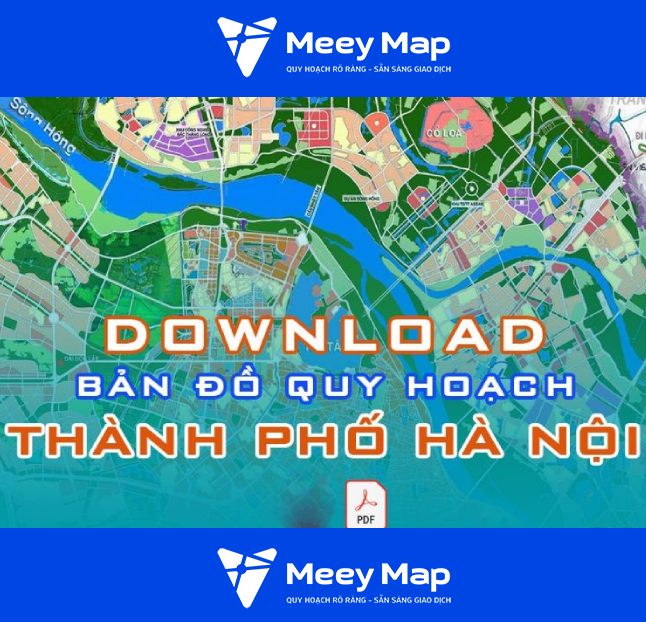 Bản đồ quy hoạch sử dụng đất Thành phố Hà Nội PDF ( Hình minh họa)
