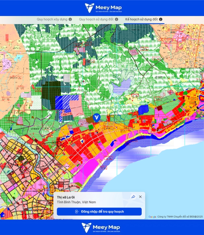 Bản đồ quy hoạch tỉnh Bình Thuận |Quy hoạch Sử dụng Đất 60 Bản đồ quy hoạch thị xã La Gi, Bình Thuận