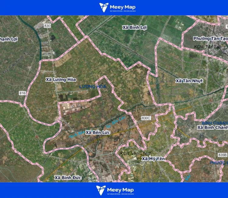 Bản đồ tỉnh Tây Ninh Sau Sáp Nhập 2026 161 Bản đồ xã Lương Hòa, Tây Ninh