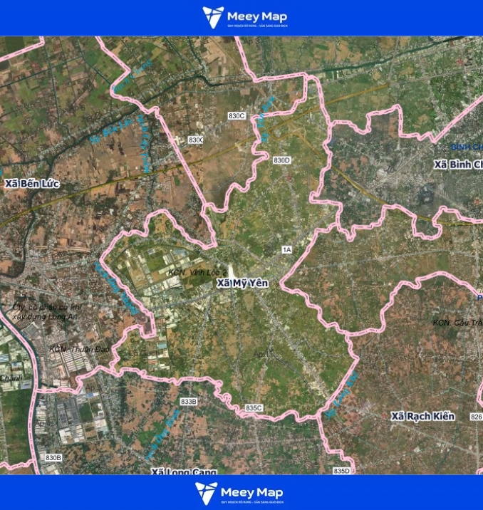 Bản đồ tỉnh Tây Ninh Sau Sáp Nhập 2026 163 Bản đồ xã Mỹ Yên, Tây Ninh