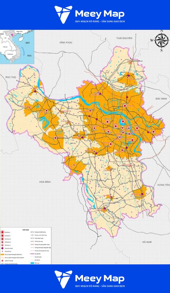 So do quy hoach Ha Noi den nam 2050 – dinh huong phat trien do thi va ha tang