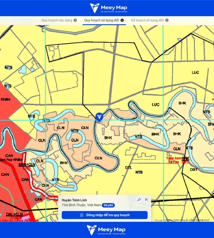 Bản đồ quy hoạch tỉnh Bình Thuận |Quy hoạch Sử dụng Đất 75 Bản đồ huyện huyện tánh linh bắc giang
