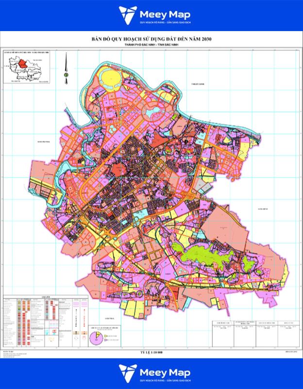 Bản đồ quy hoạch Bắc Ninh 2030
