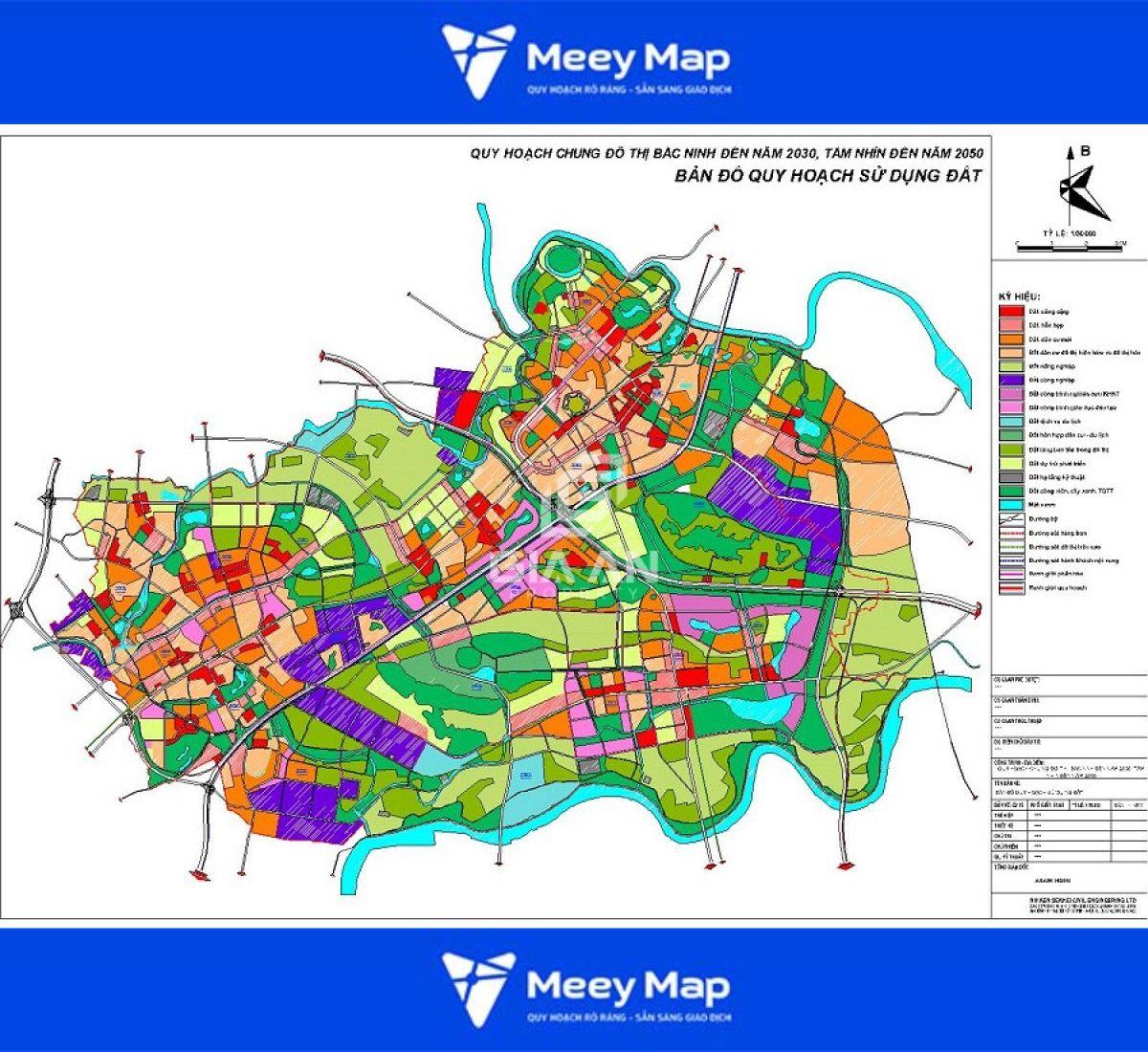 Bản đồ quy hoạch Bắc Ninh 2030
