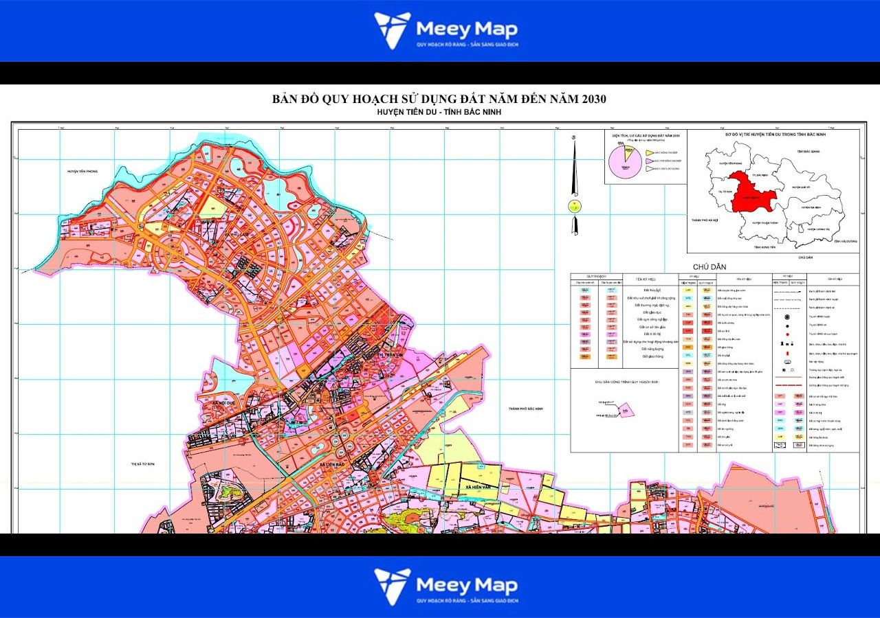 Bản đồ quy hoạch Bắc Ninh 2030