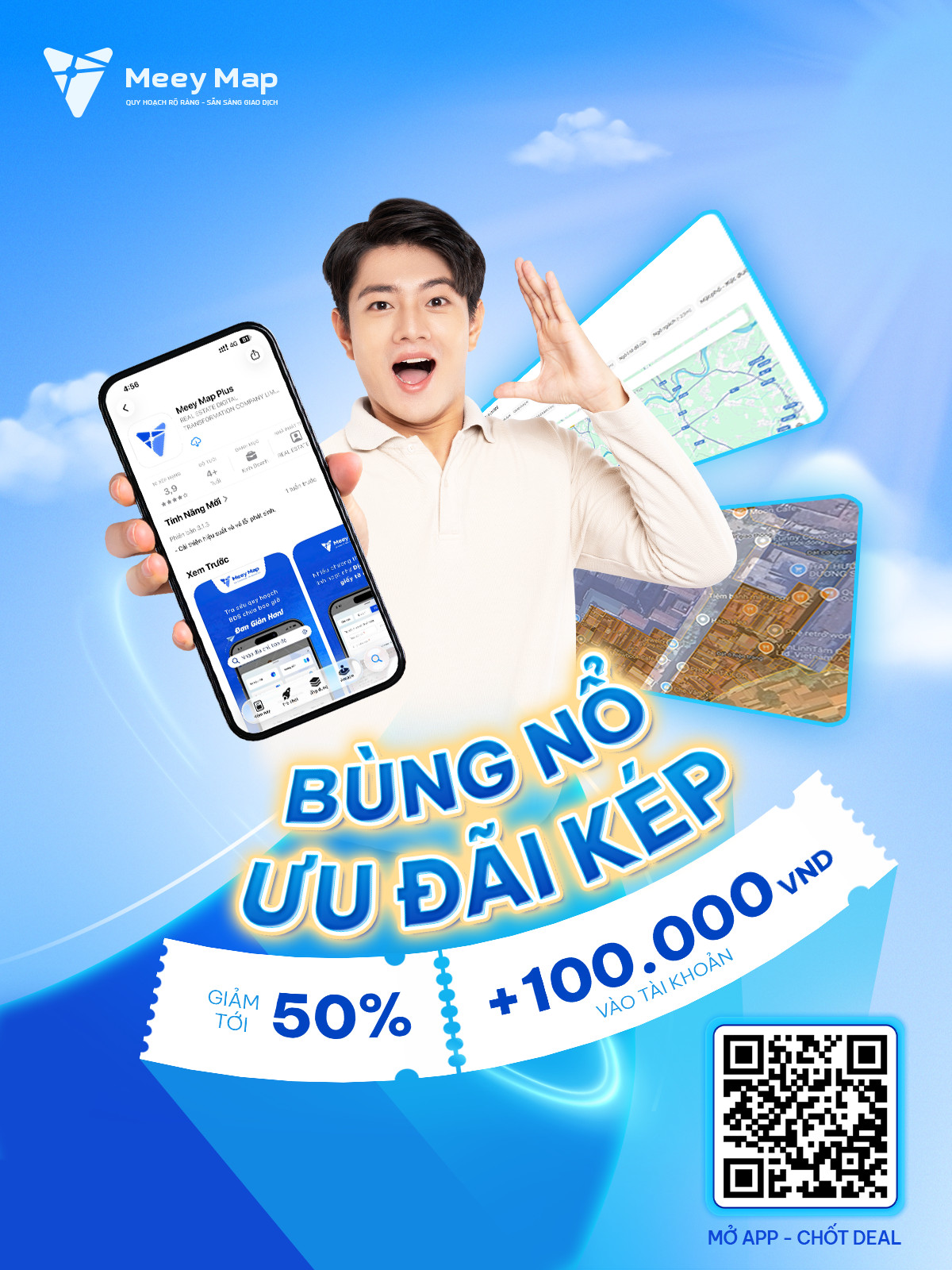 Flash Sale ưu đãi kép: Giảm tới 50% gói 12 tháng và tặng thêm 100.000 đồng vào tài khoản!