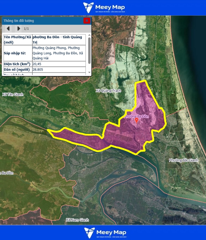 Bản Đồ Tỉnh Quảng Trị Sau Sáp Nhập | Quy hoạch Sử Dụng Đất 147 Bản đồ Phường Ba Đồn, Quảng Trị