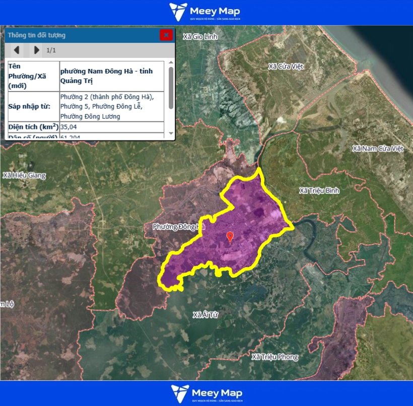 Bản Đồ Tỉnh Quảng Trị Sau Sáp Nhập | Quy hoạch Sử Dụng Đất 150 Bản đồ Phường Nam Đông Hà, Quảng Trị