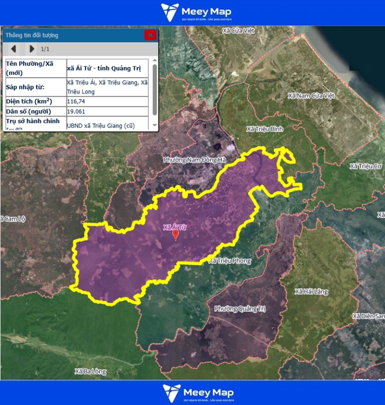 Bản Đồ Tỉnh Quảng Trị Sau Sáp Nhập | Quy hoạch Sử Dụng Đất 135 Bản đồ Xã Ái Tử, Quảng Trị