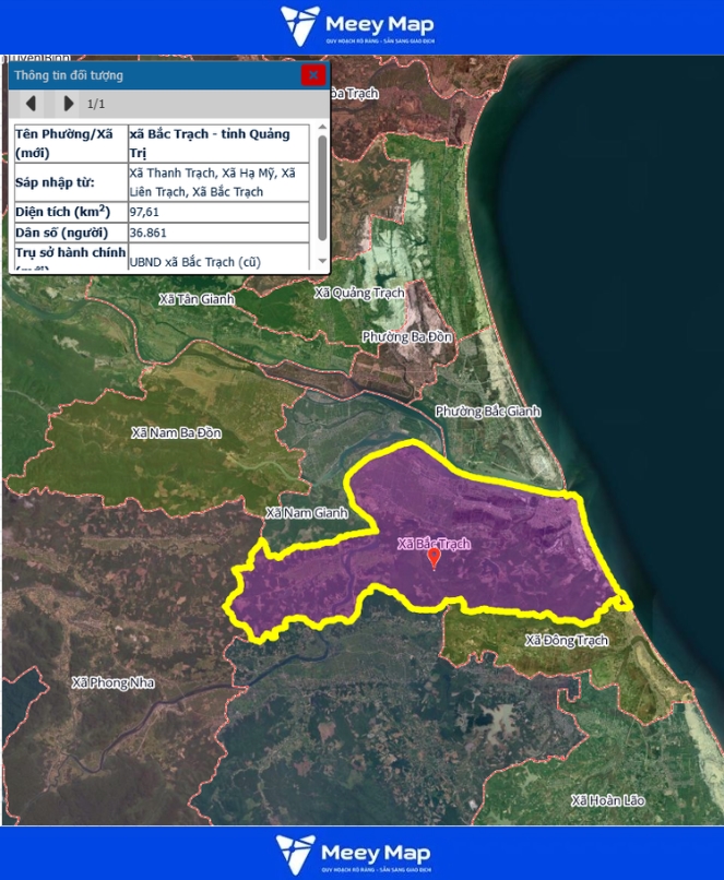 Bản Đồ Tỉnh Quảng Trị Sau Sáp Nhập | Quy hoạch Sử Dụng Đất 97 Bản đồ Xã Bắc Trạch, Quảng Trị