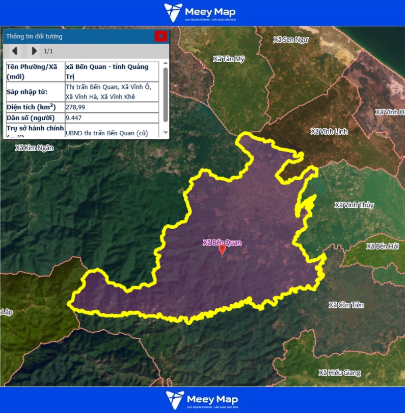 Bản Đồ Tỉnh Quảng Trị Sau Sáp Nhập | Quy hoạch Sử Dụng Đất 115 Bản đồ Xã Bến Quan, Quảng Trị