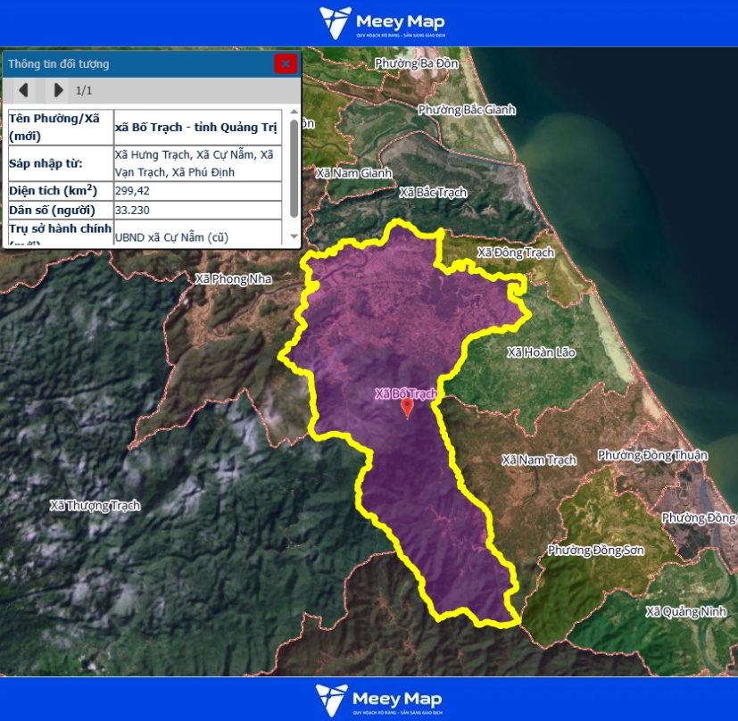 Bản Đồ Tỉnh Quảng Trị Sau Sáp Nhập | Quy hoạch Sử Dụng Đất 100 Bản đồ Xã Bố Trạch, Quảng Trị