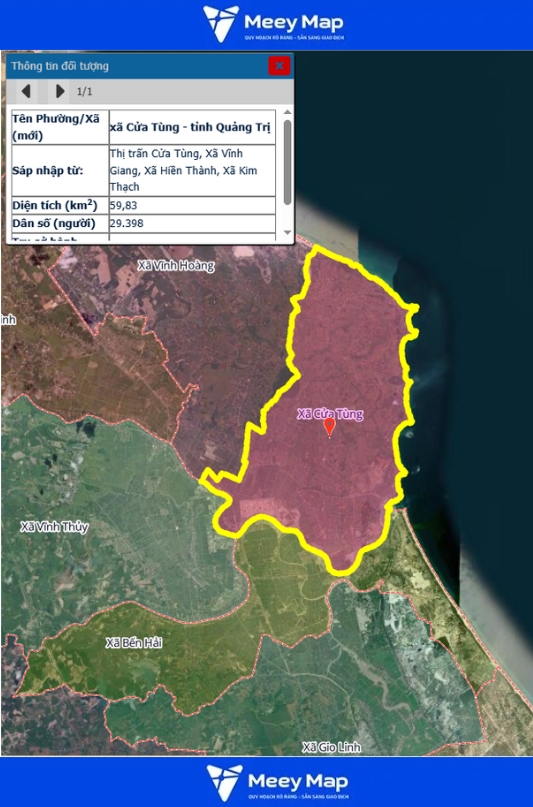 Bản Đồ Tỉnh Quảng Trị Sau Sáp Nhập | Quy hoạch Sử Dụng Đất 113 Bản đồ Xã Cửa Tùng, Quảng Trị