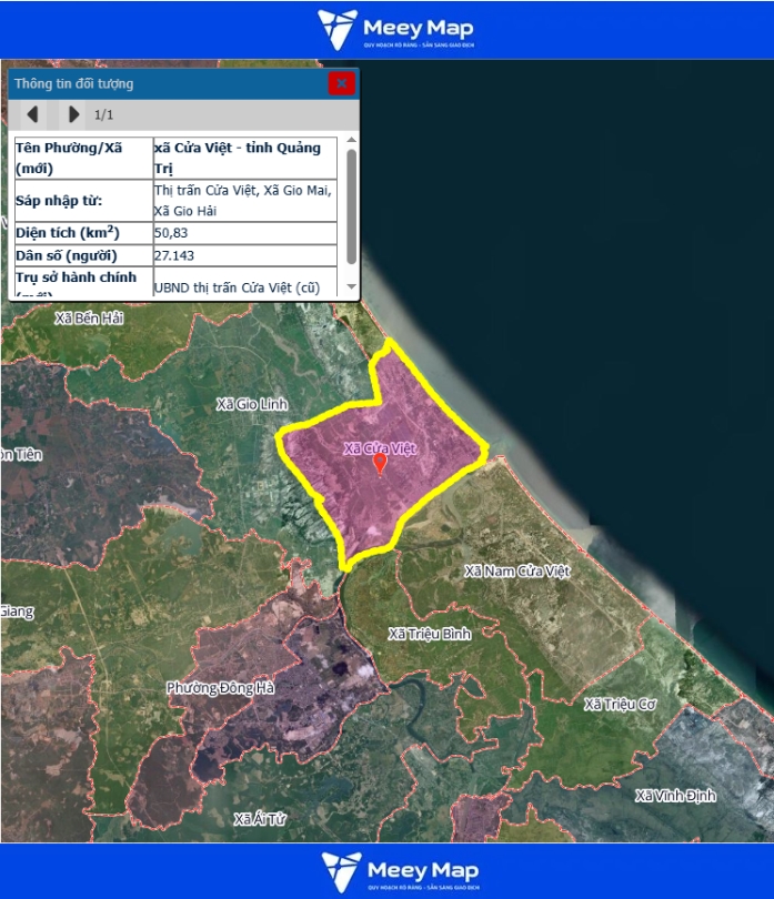 Bản Đồ Tỉnh Quảng Trị Sau Sáp Nhập | Quy hoạch Sử Dụng Đất 117 Bản đồ Xã Cửa Việt, Quảng Trị