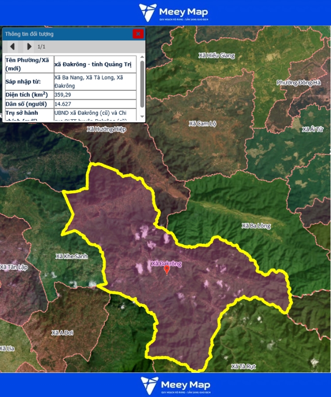 Bản Đồ Tỉnh Quảng Trị Sau Sáp Nhập | Quy hoạch Sử Dụng Đất 124 Bản đồ Xã Đakrông, Quảng Trị