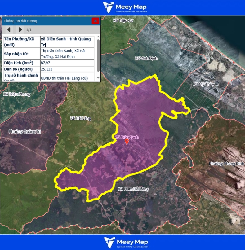 Bản Đồ Tỉnh Quảng Trị Sau Sáp Nhập | Quy hoạch Sử Dụng Đất 139 Bản đồ Xã Diên Sanh, Quảng Trị