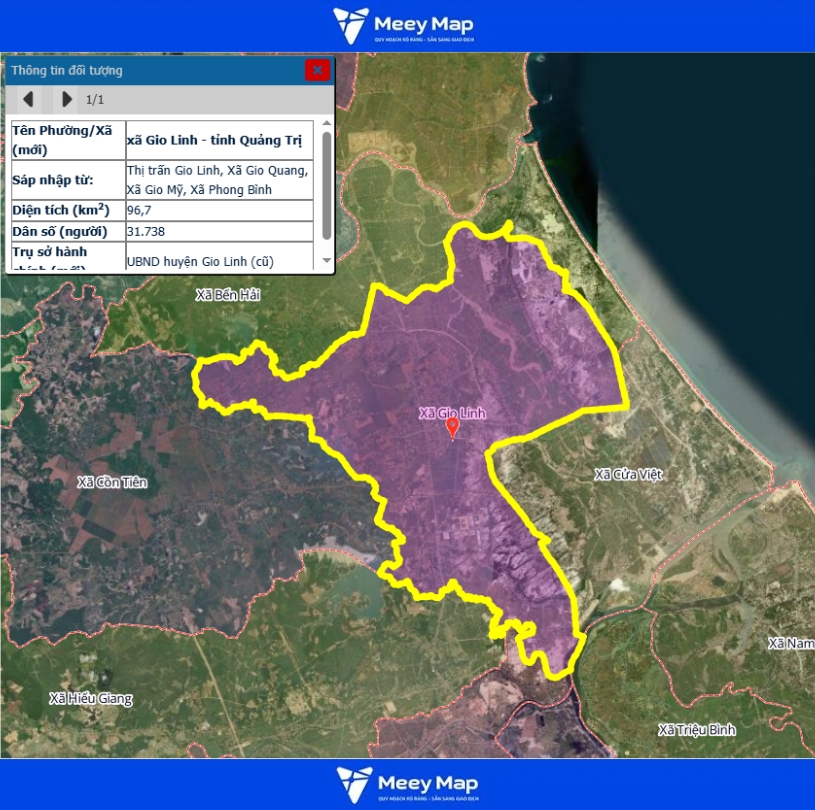 Bản Đồ Tỉnh Quảng Trị Sau Sáp Nhập | Quy hoạch Sử Dụng Đất 118 Bản đồ Xã Gio Linh, Quảng Trị