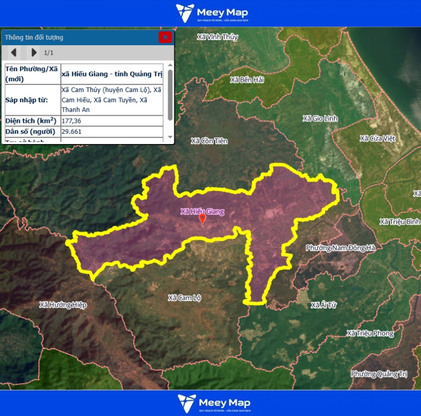 Bản Đồ Tỉnh Quảng Trị Sau Sáp Nhập | Quy hoạch Sử Dụng Đất 121 Bản đồ Xã Hiếu Giang, Quảng Trị