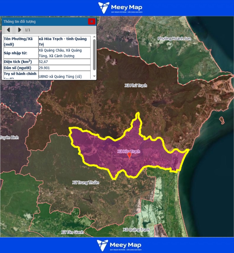 Bản Đồ Tỉnh Quảng Trị Sau Sáp Nhập | Quy hoạch Sử Dụng Đất 93 Bản đồ Xã Hòa Trạch, Quảng Trị