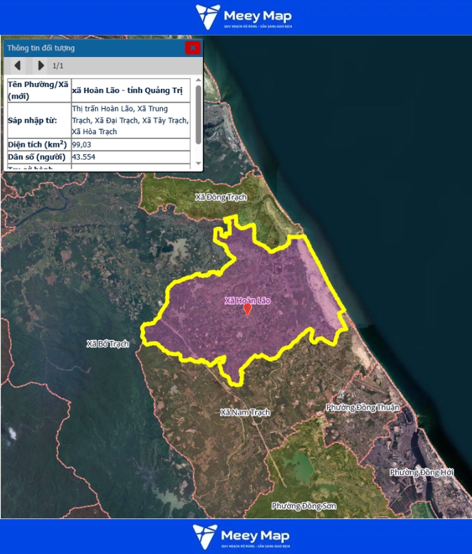 Bản Đồ Tỉnh Quảng Trị Sau Sáp Nhập | Quy hoạch Sử Dụng Đất 99 Bản đồ Xã Hoàn Lão, Quảng Trị
