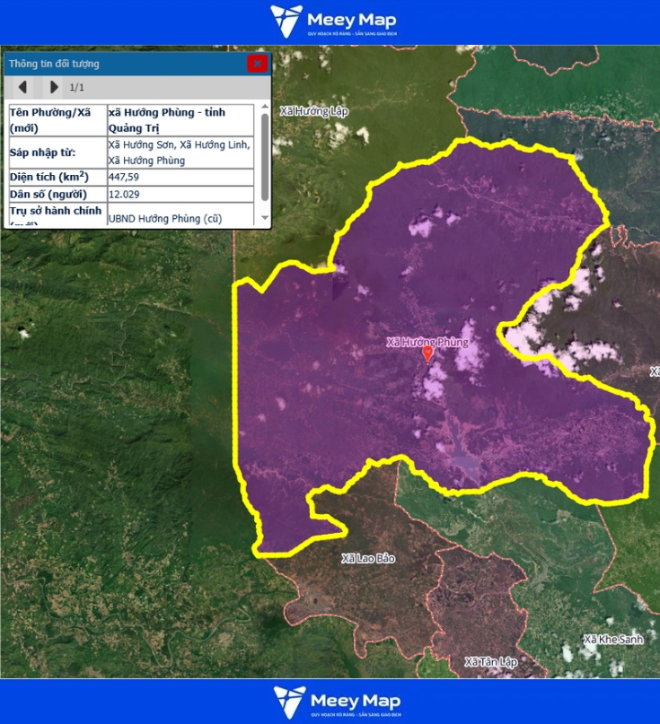 Bản Đồ Tỉnh Quảng Trị Sau Sáp Nhập | Quy hoạch Sử Dụng Đất 128 Bản đồ Xã Hướng Phùng, Quảng Trị