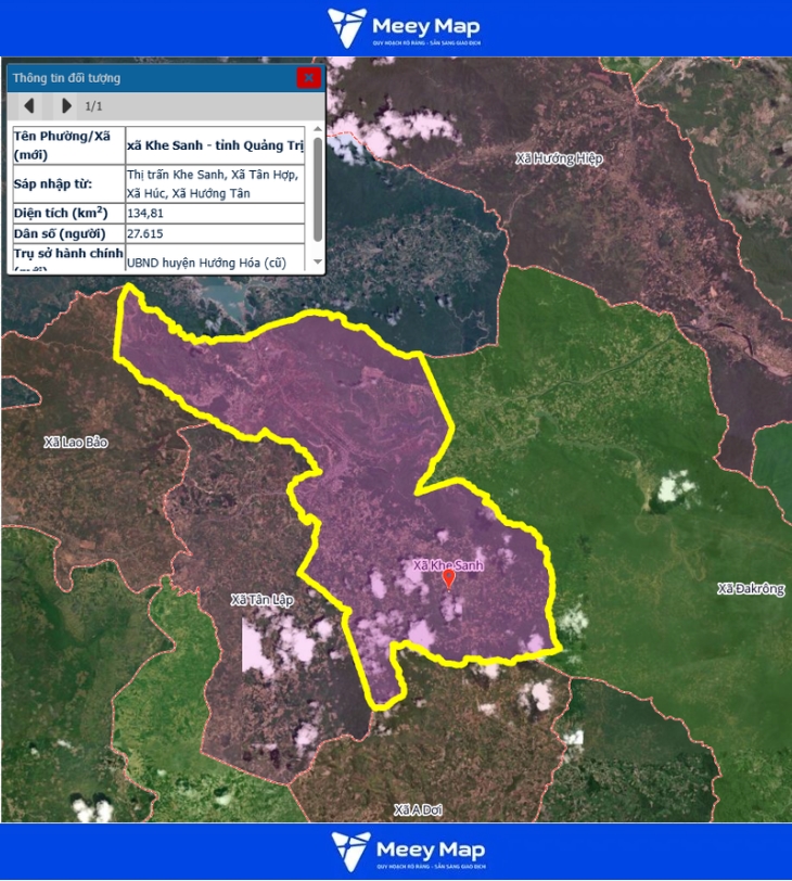 Bản Đồ Tỉnh Quảng Trị Sau Sáp Nhập | Quy hoạch Sử Dụng Đất 129 Bản đồ Xã Khe Sanh, Quảng Trị