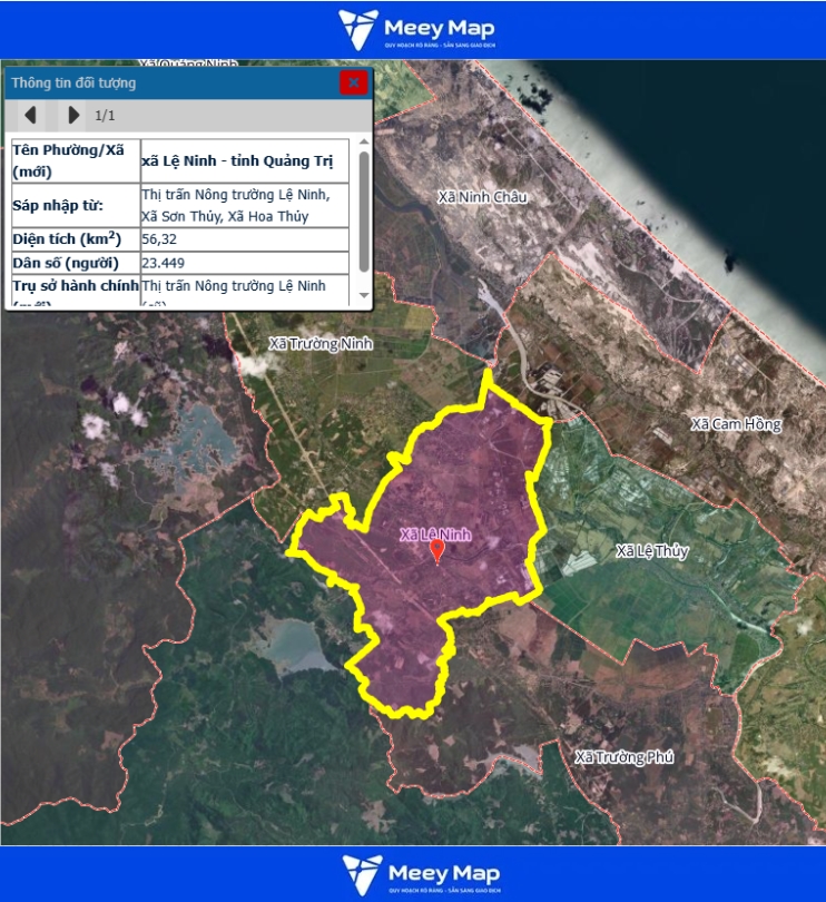Bản Đồ Tỉnh Quảng Trị Sau Sáp Nhập | Quy hoạch Sử Dụng Đất 110 Bản đồ Xã Lệ Ninh, Quảng Trị
