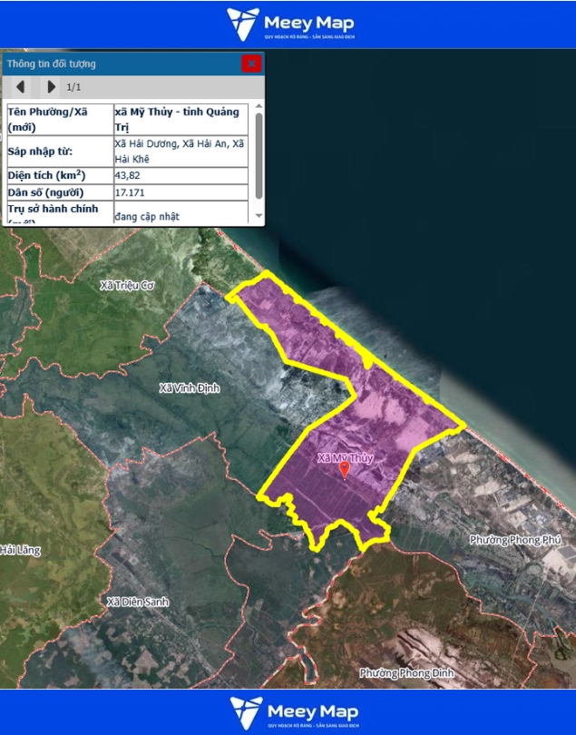 Bản Đồ Tỉnh Quảng Trị Sau Sáp Nhập | Quy hoạch Sử Dụng Đất 140 Bản đồ Xã Mỹ Thủy, Quảng Trị