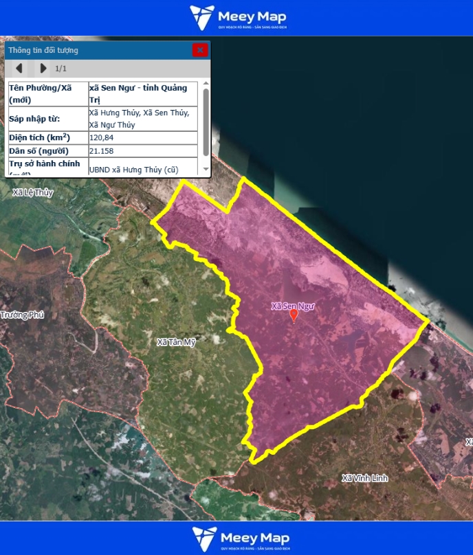 Bản Đồ Tỉnh Quảng Trị Sau Sáp Nhập | Quy hoạch Sử Dụng Đất 107 Bản đồ Xã Sen Ngư, Quảng Trị