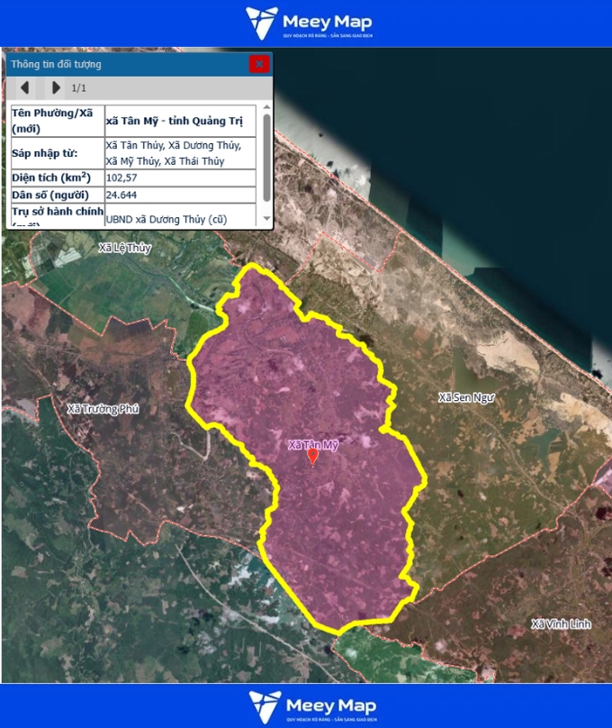 Bản Đồ Tỉnh Quảng Trị Sau Sáp Nhập | Quy hoạch Sử Dụng Đất 108 Bản đồ Xã Tân Mỹ, Quảng Trị