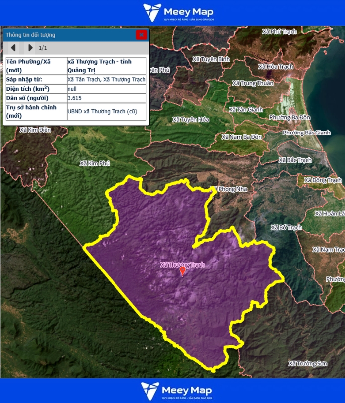 Bản Đồ Tỉnh Quảng Trị Sau Sáp Nhập | Quy hoạch Sử Dụng Đất 95 Bản đồ Xã Thượng Trạch, Quảng Trị