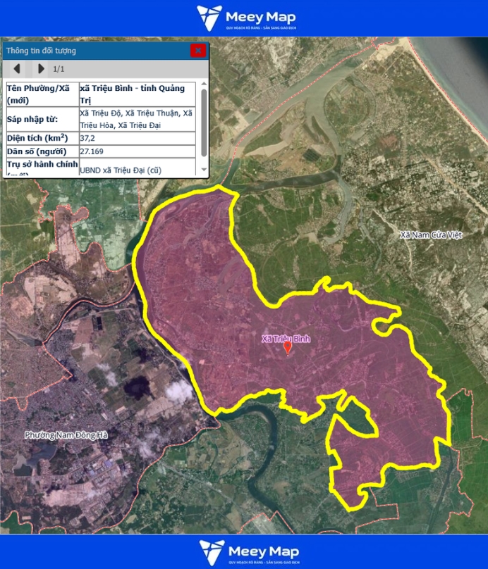 Bản Đồ Tỉnh Quảng Trị Sau Sáp Nhập | Quy hoạch Sử Dụng Đất 136 Bản đồ Xã Triệu Bình, Quảng Trị
