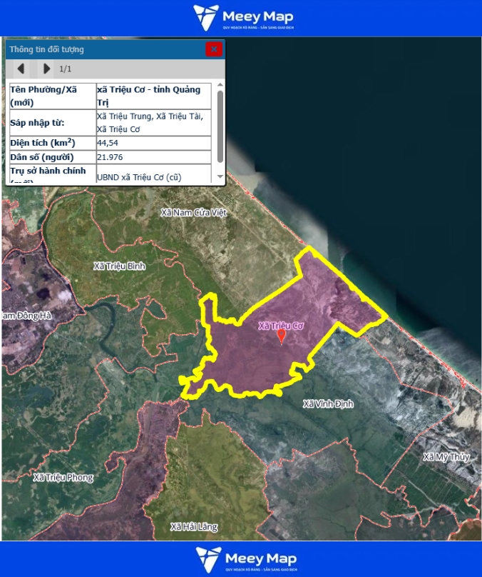 Bản Đồ Tỉnh Quảng Trị Sau Sáp Nhập | Quy hoạch Sử Dụng Đất 137 Bản đồ Xã Triệu Cơ, Quảng Trị