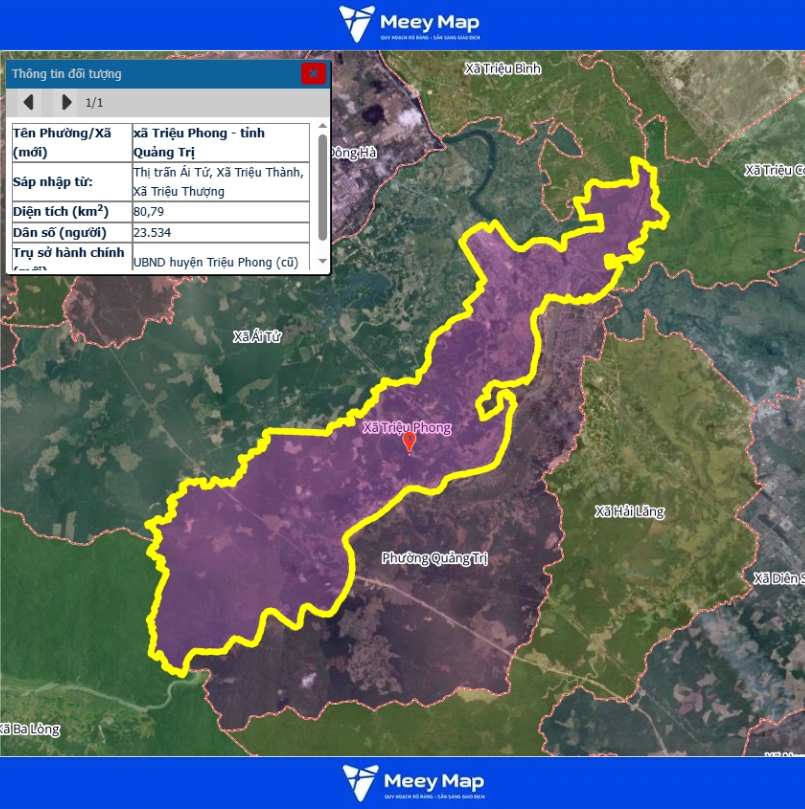 Bản Đồ Tỉnh Quảng Trị Sau Sáp Nhập | Quy hoạch Sử Dụng Đất 134 Bản đồ Xã Triệu Phong, Quảng Trị