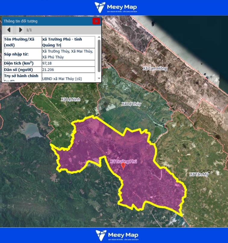 Bản Đồ Tỉnh Quảng Trị Sau Sáp Nhập | Quy hoạch Sử Dụng Đất 109 Bản đồ Xã Trường Phú, Quảng Trị