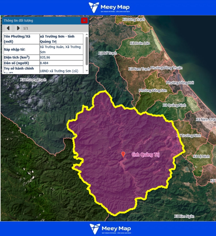 Bản Đồ Tỉnh Quảng Trị Sau Sáp Nhập | Quy hoạch Sử Dụng Đất 105 Bản đồ Xã Trường Sơn, Quảng Trị
