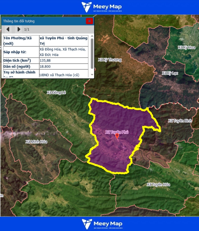 Bản Đồ Tỉnh Quảng Trị Sau Sáp Nhập | Quy hoạch Sử Dụng Đất 88 Bản đồ Xã Tuyên Phú, Quảng Trị