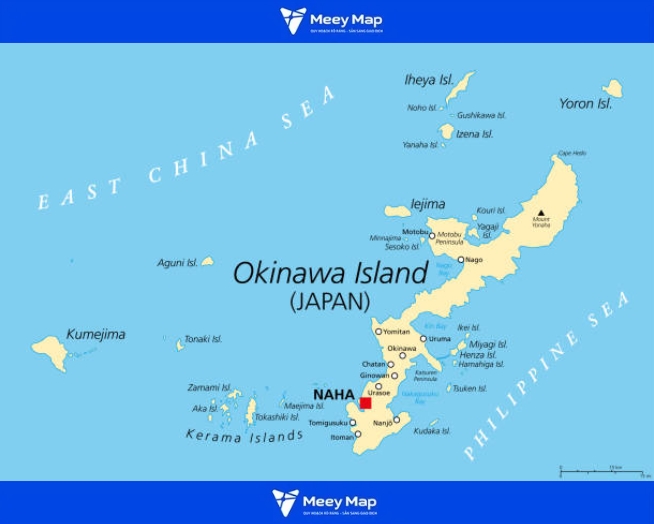 Bản đồ Nhật Bản - Japan khổ Lớn Phóng To Năm 2026 73 Bản đồ Okinawa