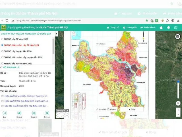 Phi check quy hoach Ha Noi la gi