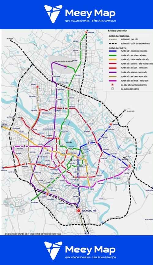 Quy hoach mang luoi Metro thanh pho Ha Noi