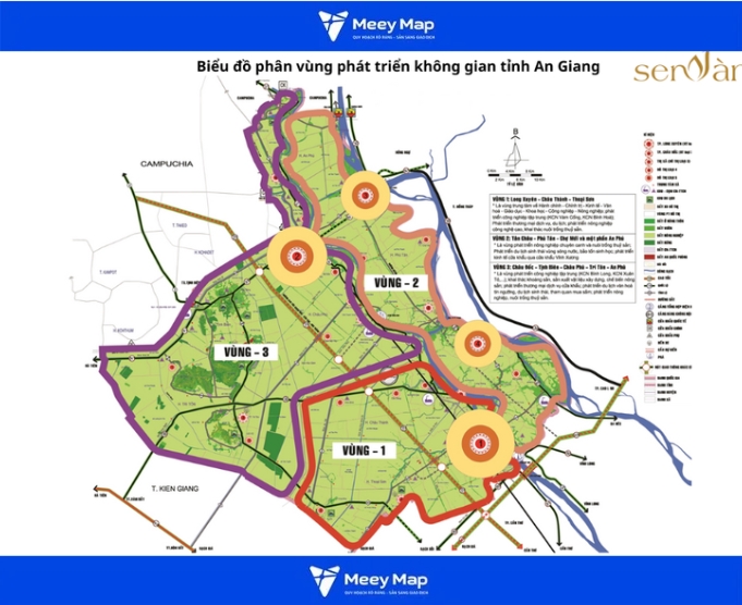 Bản đồ quy hoạch tỉnh An Giang| Bản đồ An Giang Sau Sáp Nhập 126 Quy hoạch tỉnh An Giang