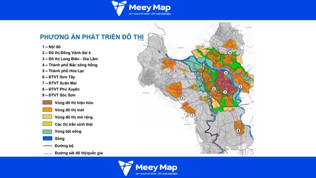 Quy hoạch đô thị Hà Nội với mục đích định hướng phát triển bền vững, đồng bộ và khoa học