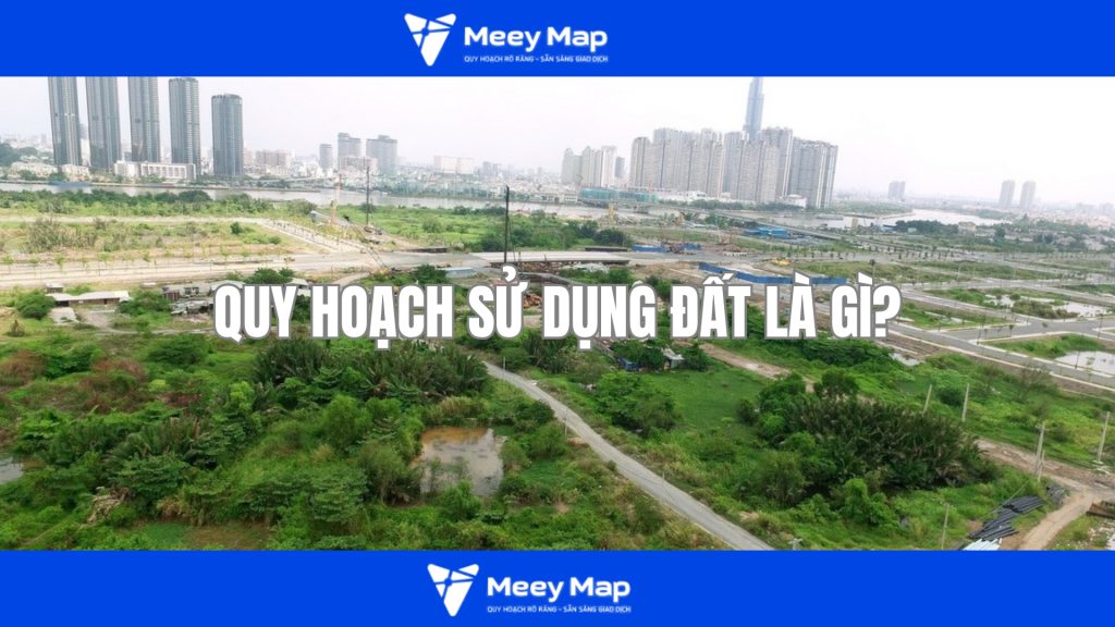 Quy hoạch sử dụng đất là gì? Cách tra cứu chính xác nhất 4 Quy hoạch sử dụng đất là việc Nhà nước phân bổ và khoanh vùng các loại đất theo không gian, mục đích sử dụng trong từng thời kỳ phát triển kinh tế - xã hội.