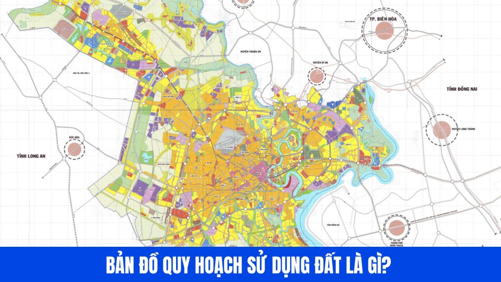 Bản đồ quy hoạch sử dụng đất: Cách tra cứu chính xác và nhanh nhất hiện nay 4 Bản đồ quy hoạch sử dụng đất là tài liệu thể hiện định hướng phân bổ và mục đích sử dụng đất trong từng giai đoạn, được hiển thị bằng ký hiệu màu sắc, thông số và chú thích, giúp người dân biết được: