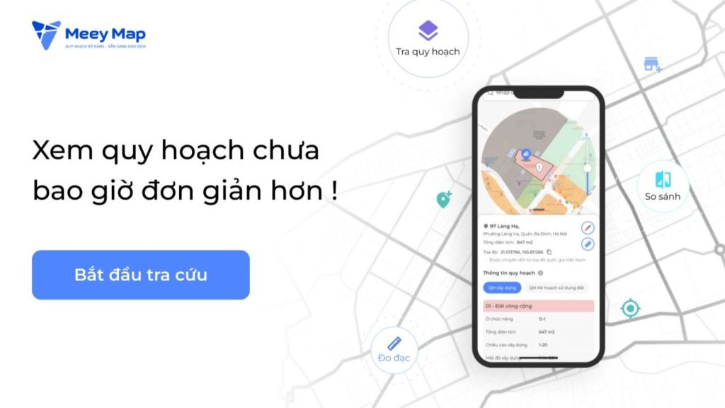 Quy hoạch phát triển đô thị theo Luật Quy hoạch và Luật Đất đai mới 2025 6 Ứng dụng Meey Map giúp dễ dàng kiểm tra quy hoạch đô thị